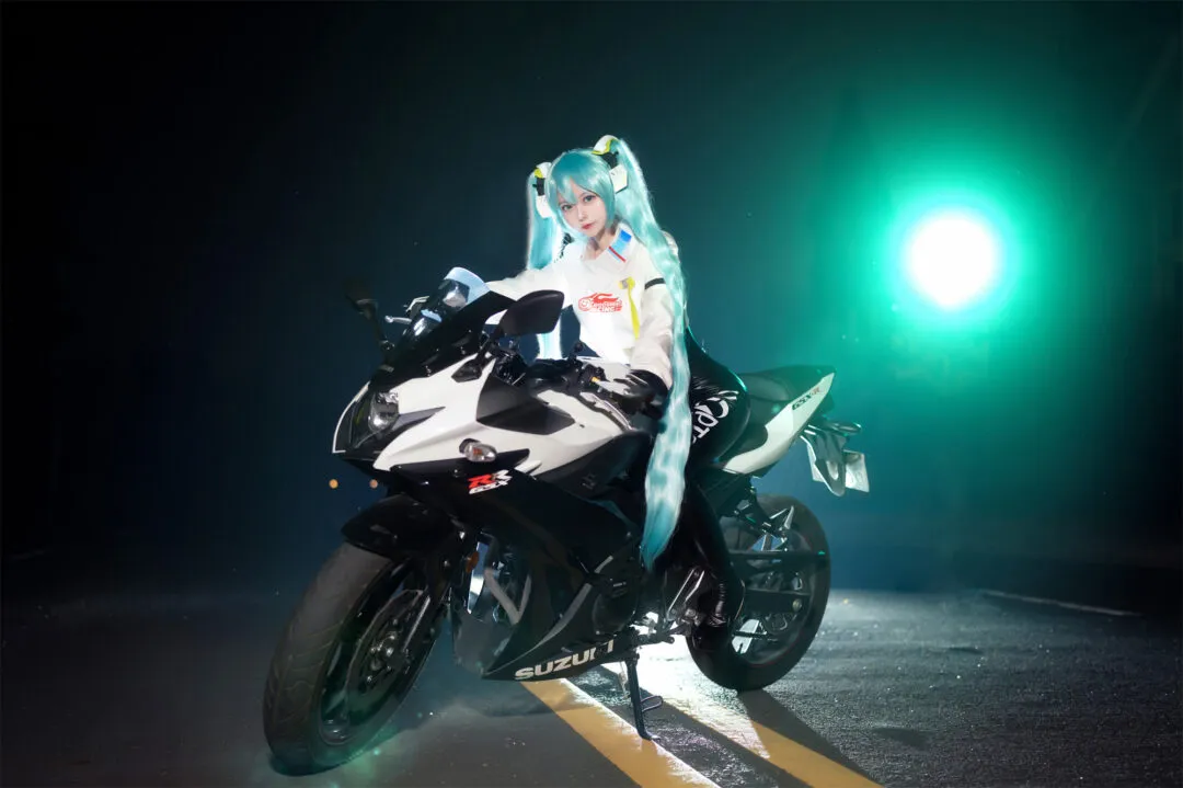 初音未来 赛车服 cosplay-10