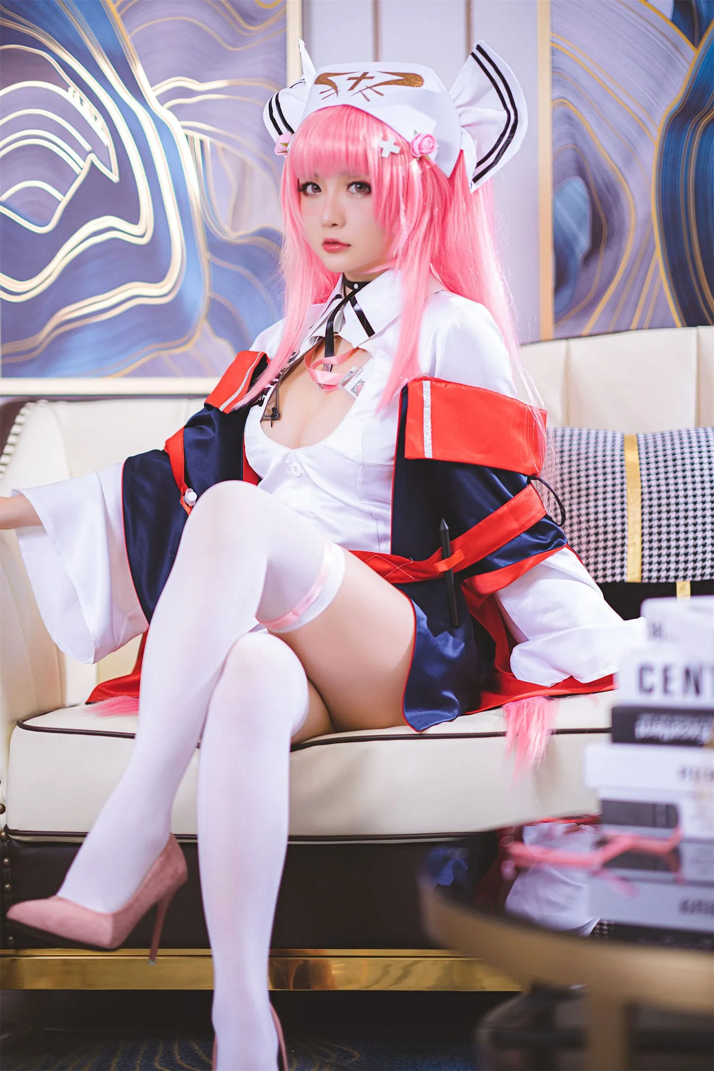 碧蓝航线 英仙座护士2cosplay-绝对领域