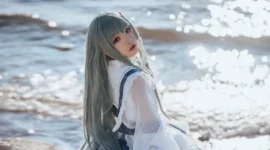 《东方Project》东风谷早苗cosplay-绝对领域