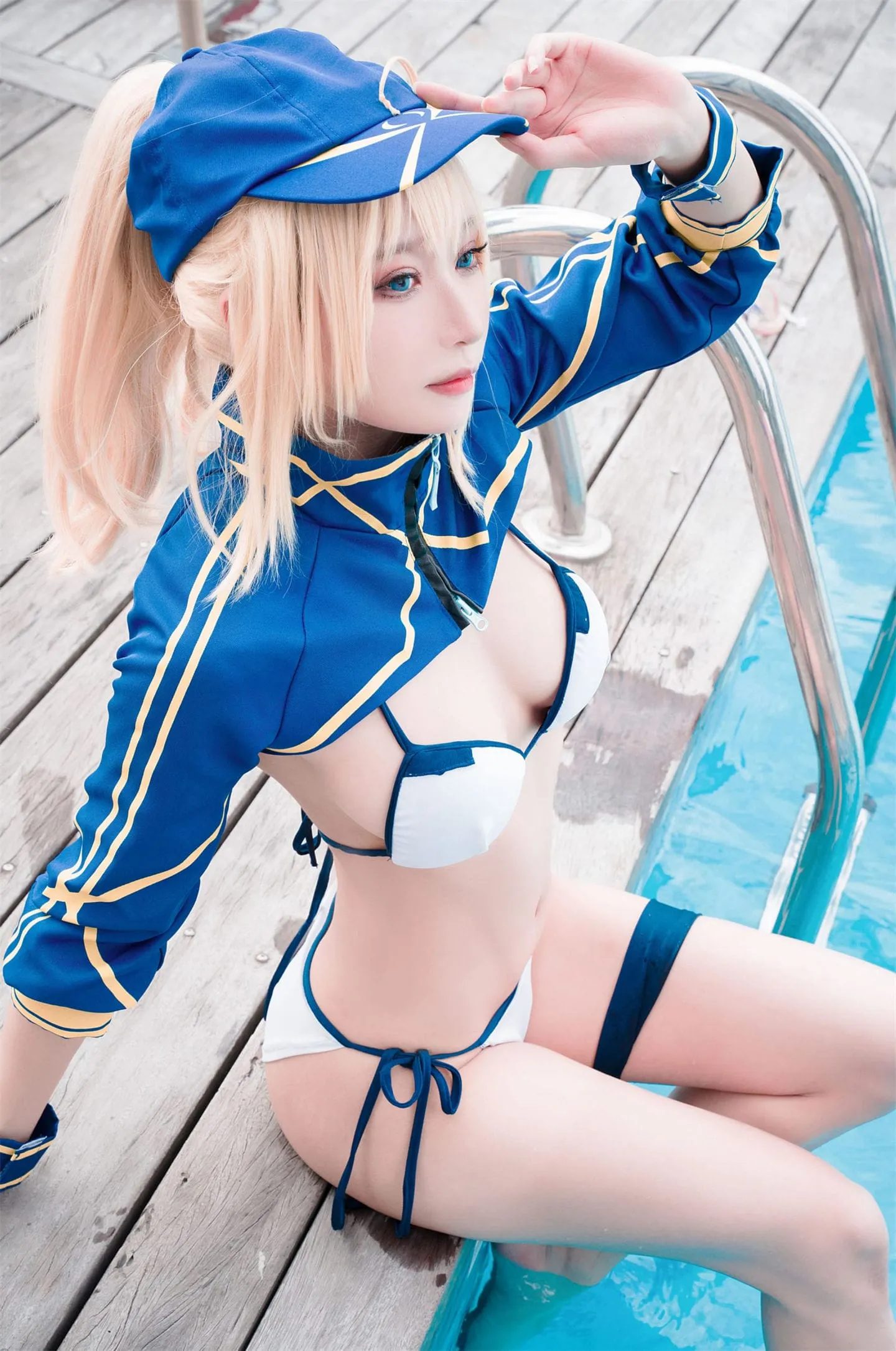 FGO 谜之女主角X阿尔托莉雅X呆cosplay-绝对领域