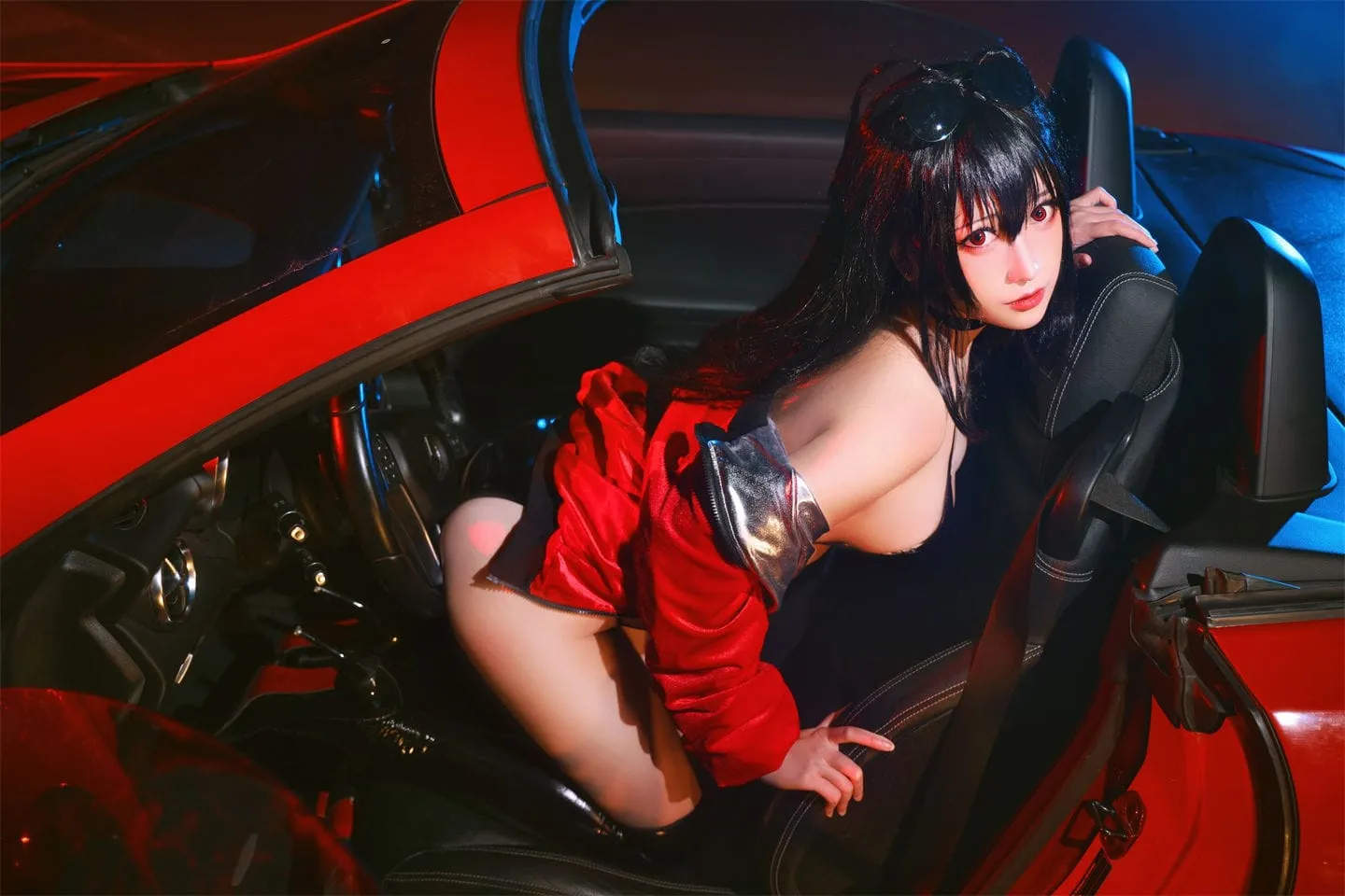 碧蓝航线 大凤赛车女郎cosplay-绝对领域