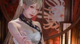 碧蓝航线 让巴尔春节皮肤cosplay-绝对领域