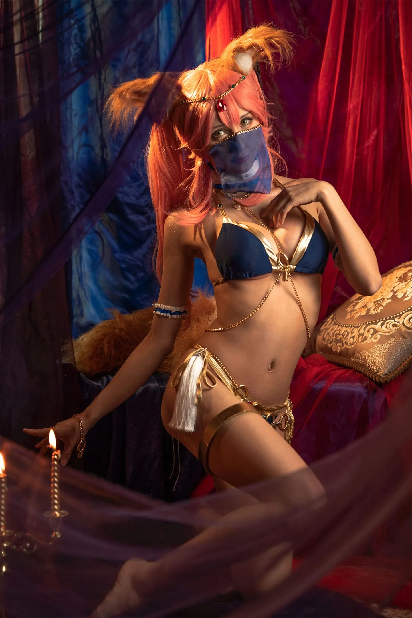 FGO 玉藻前泳装2cosplay-绝对领域