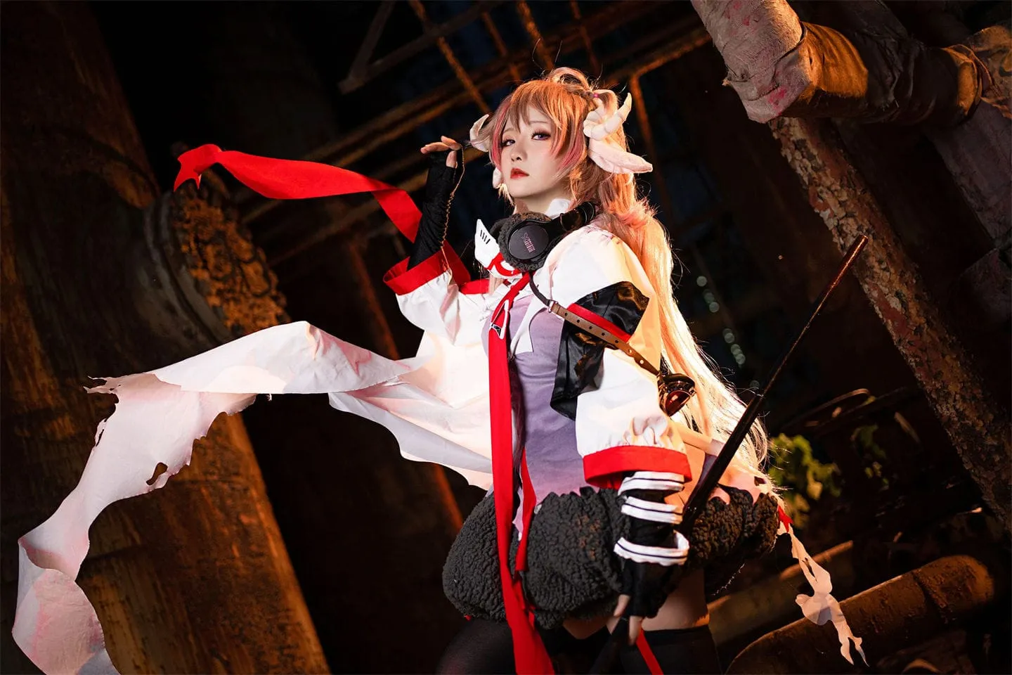 明日方舟 艾雅法拉cosplay-绝对领域