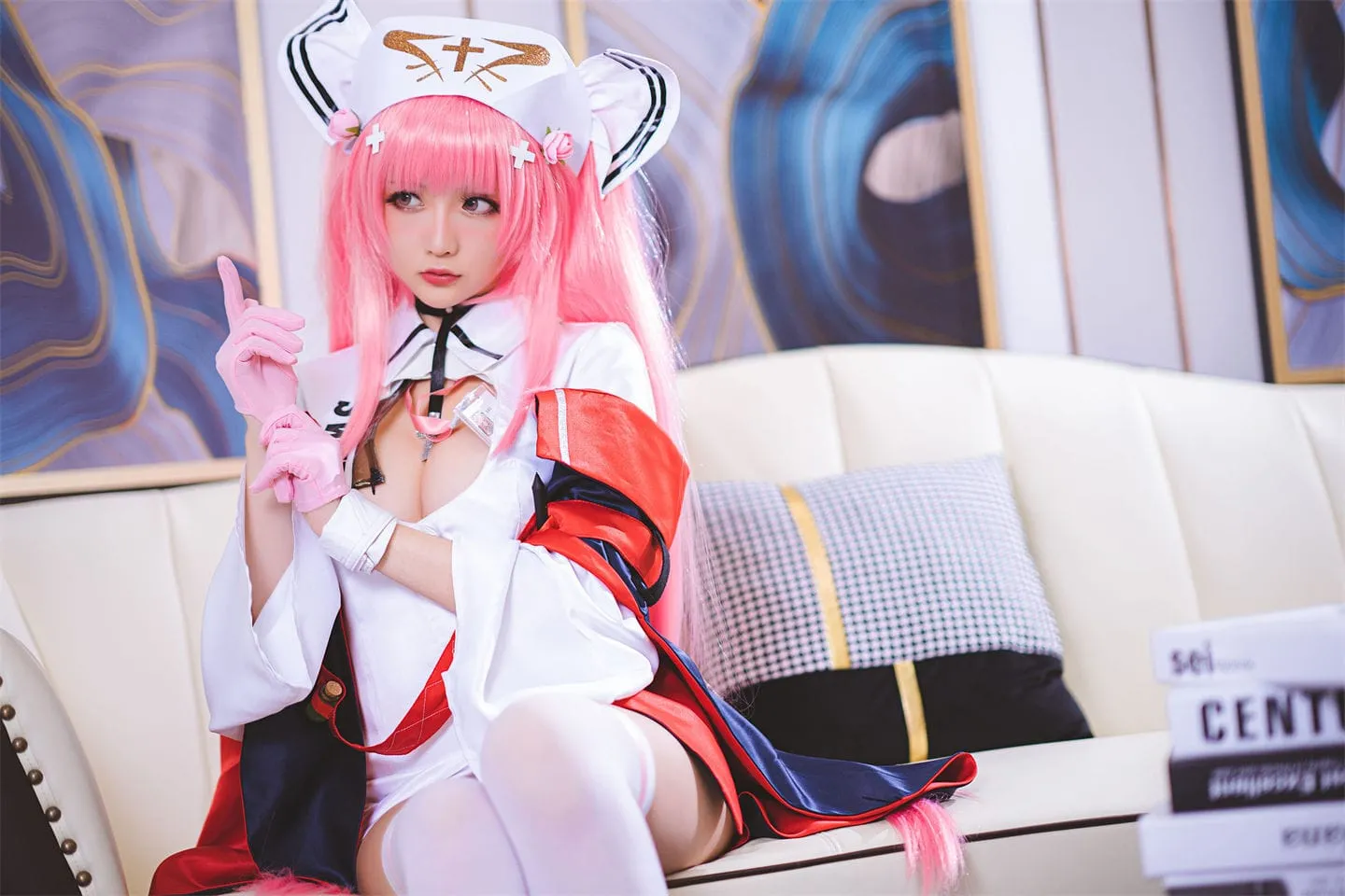 碧蓝航线 英仙座护士2cosplay-绝对领域