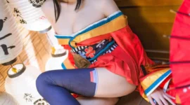 碧蓝航线 大凤和服cosplay-绝对领域