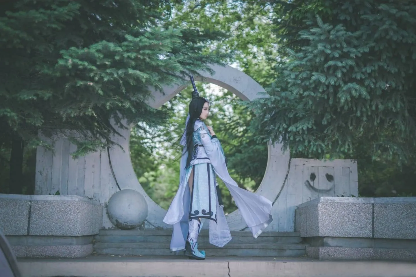 剑网三 破军道姑cosplay-绝对领域
