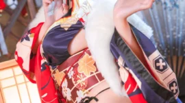 碧蓝航线 欧根亲王和服cosplay-绝对领域