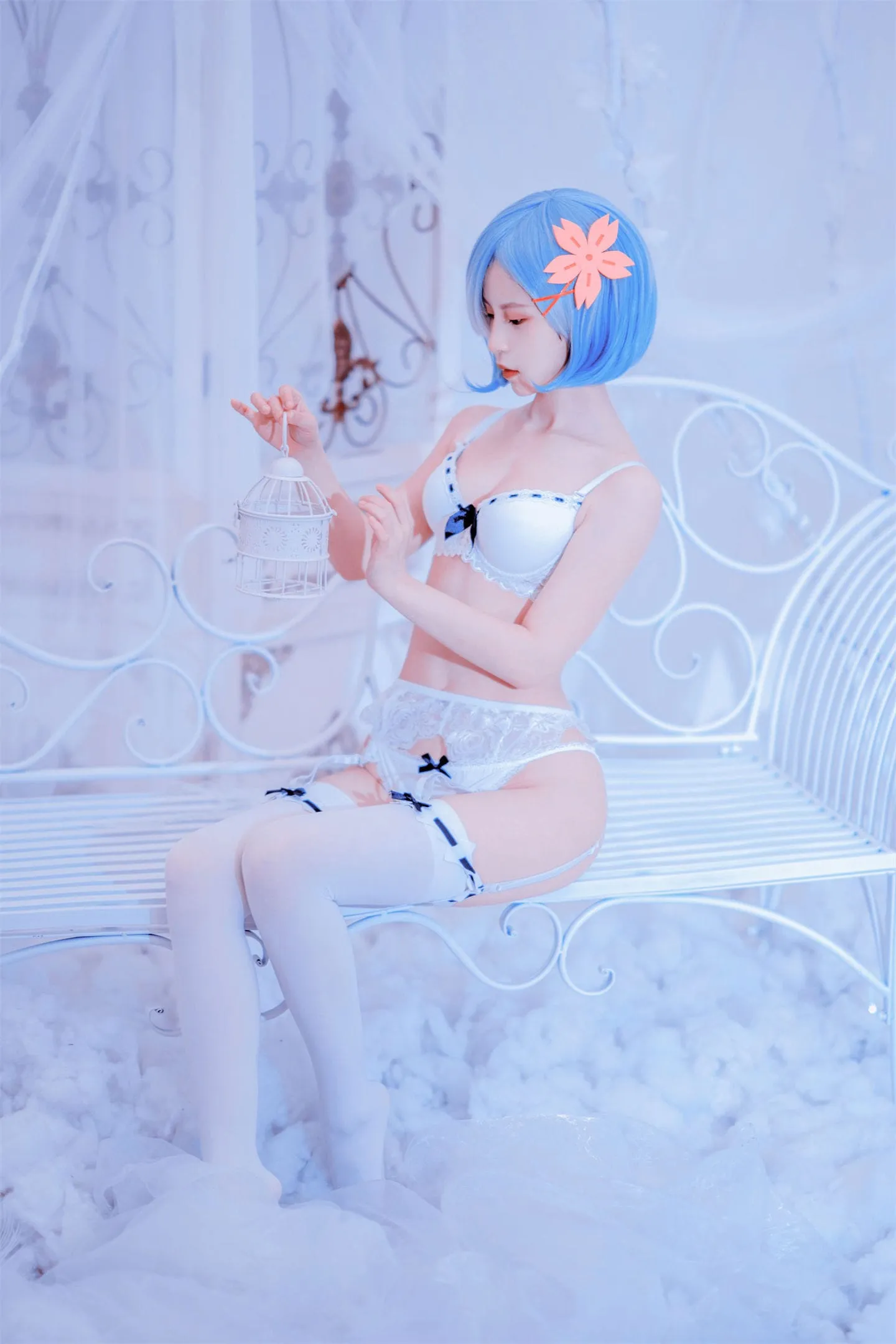 从零开始的异世界生活 蕾姆睡衣cosplay-绝对领域