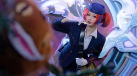 《游戏王决斗链接》导游cosplay-绝对领域