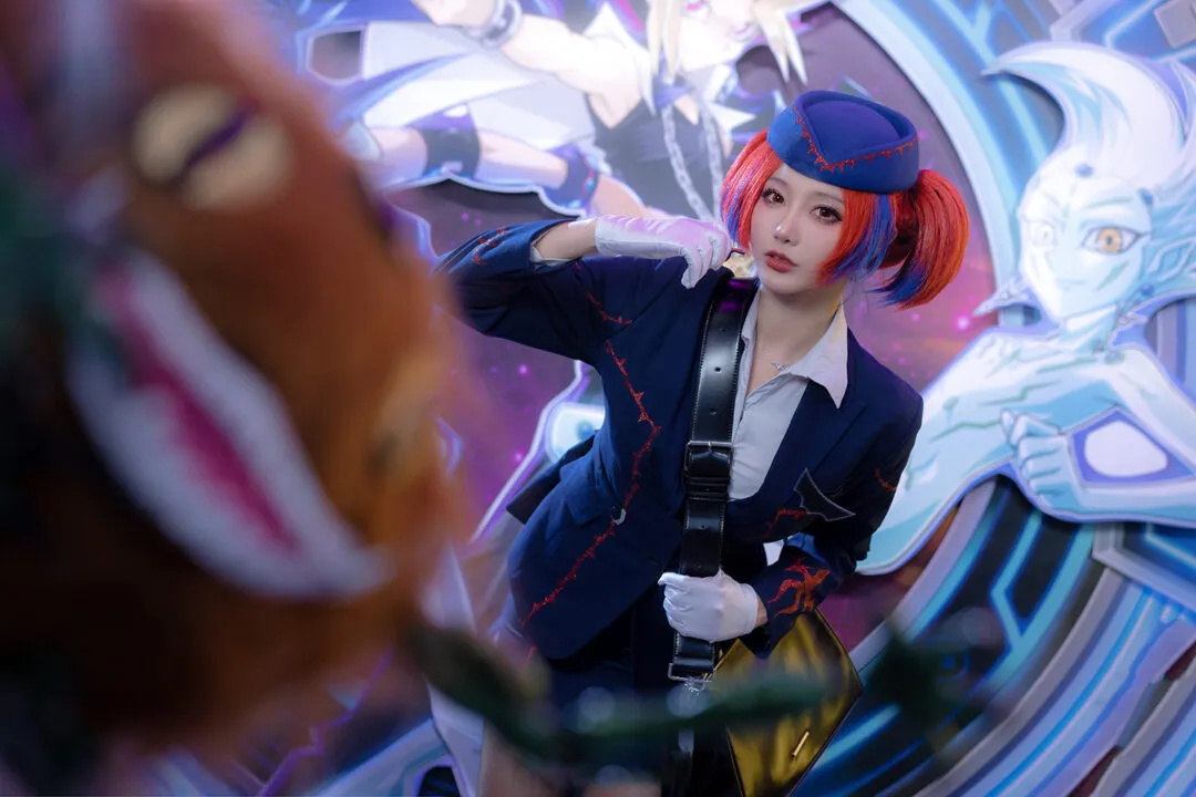《游戏王决斗链接》导游cosplay-绝对领域