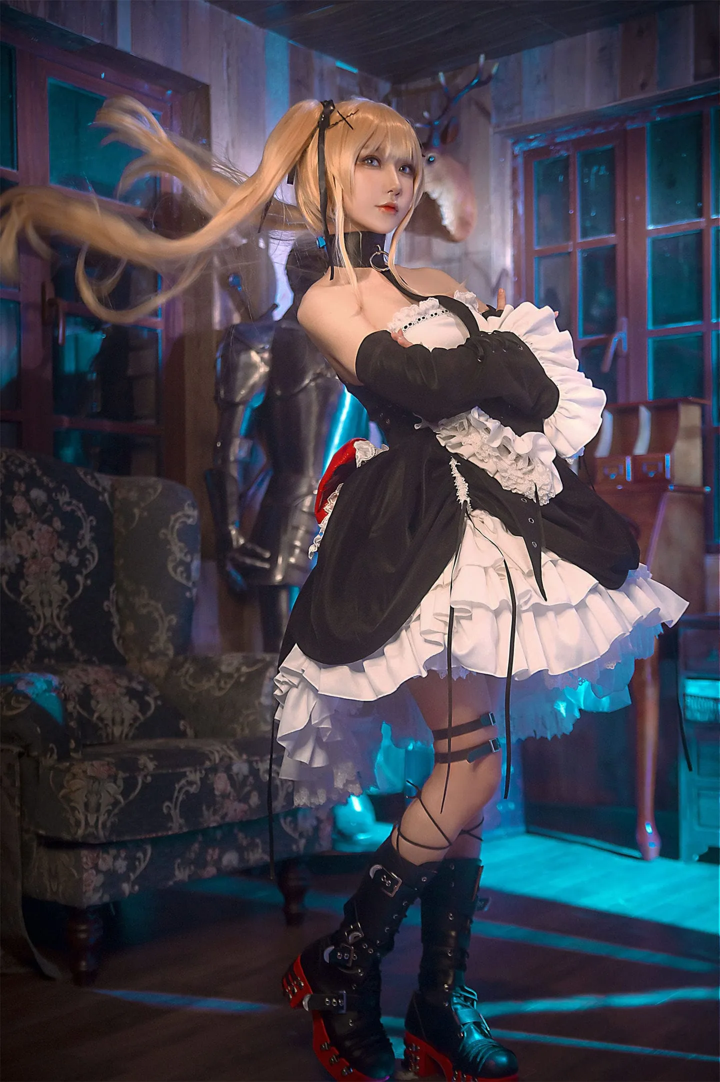 死或生 玛丽萝丝cosplay-绝对领域