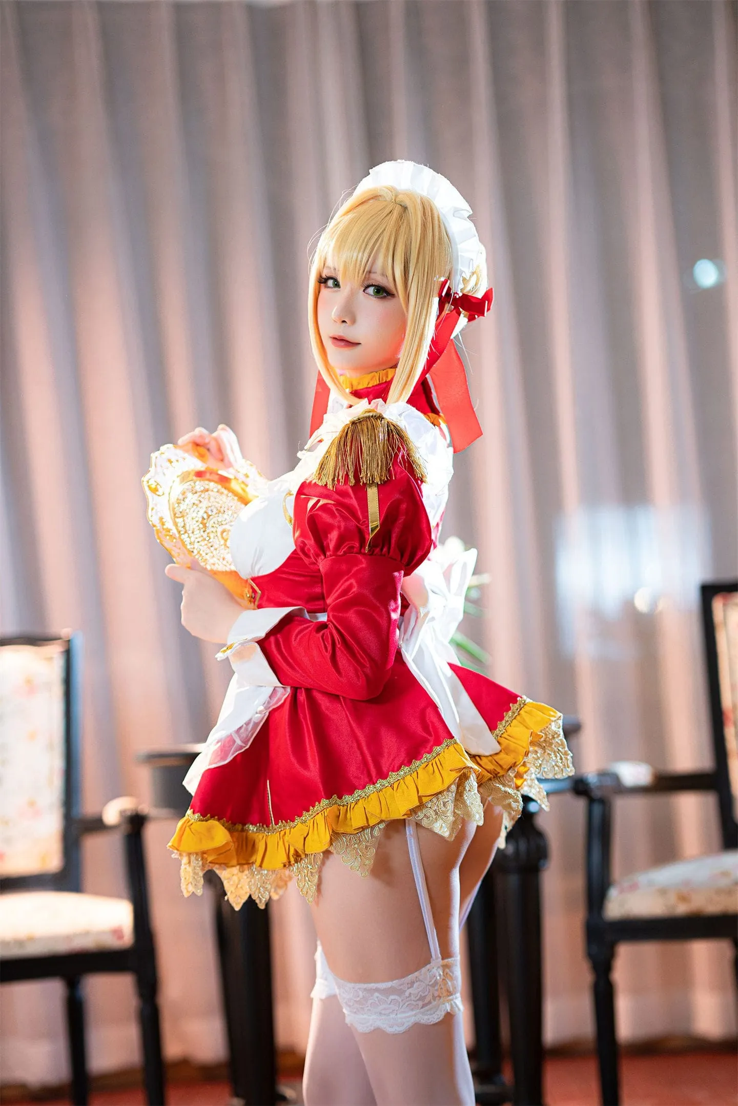 FGO 尼禄女仆cosplay-绝对领域