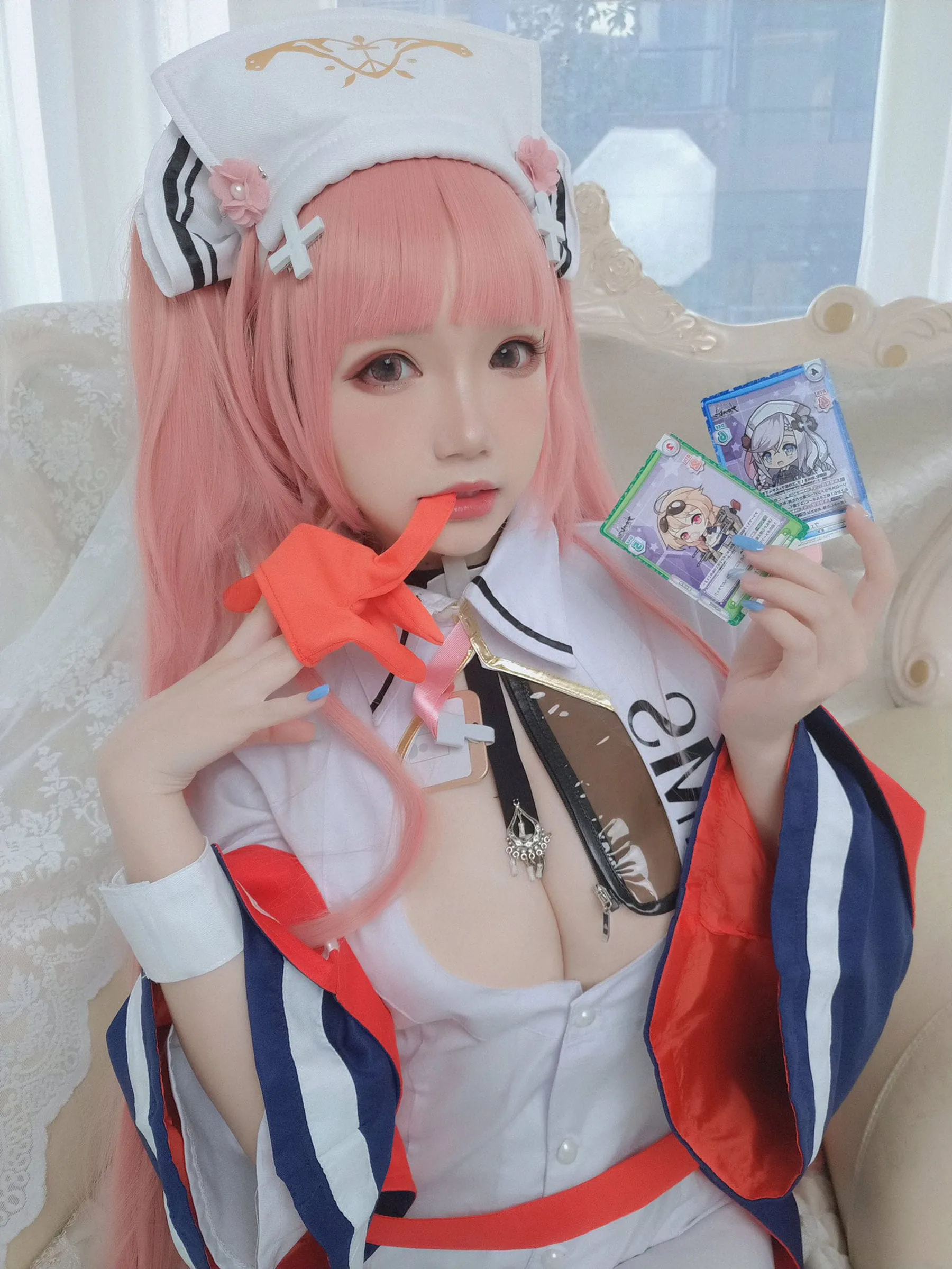 碧蓝航线 英仙座护士cosplay-绝对领域