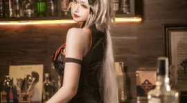 黑贞德旗袍 cos fate 澪绫-绝对领域