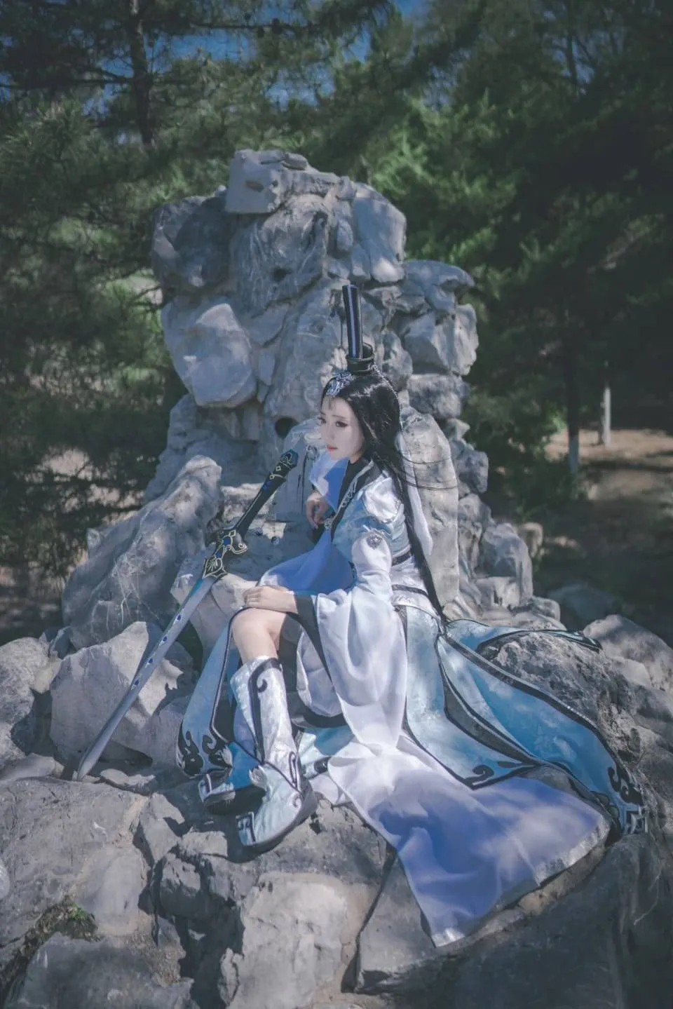 剑网三 破军道姑cosplay-绝对领域