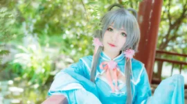 洛天依cosplay-绝对领域
