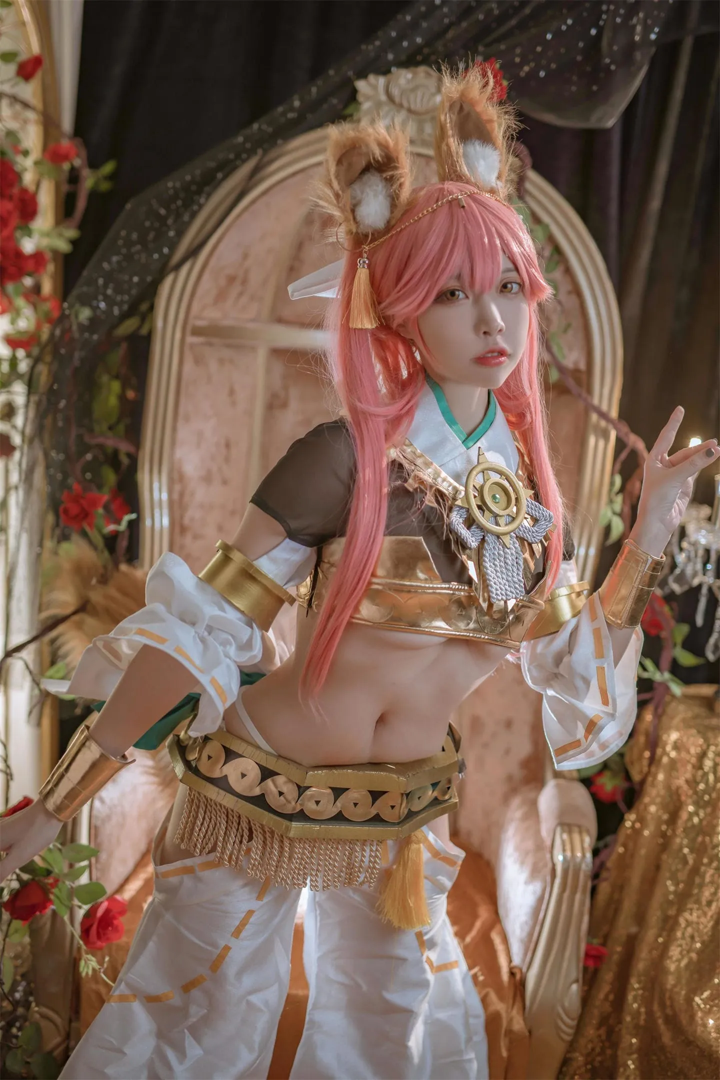 FGO 玉藻前神话礼装cosplay-绝对领域