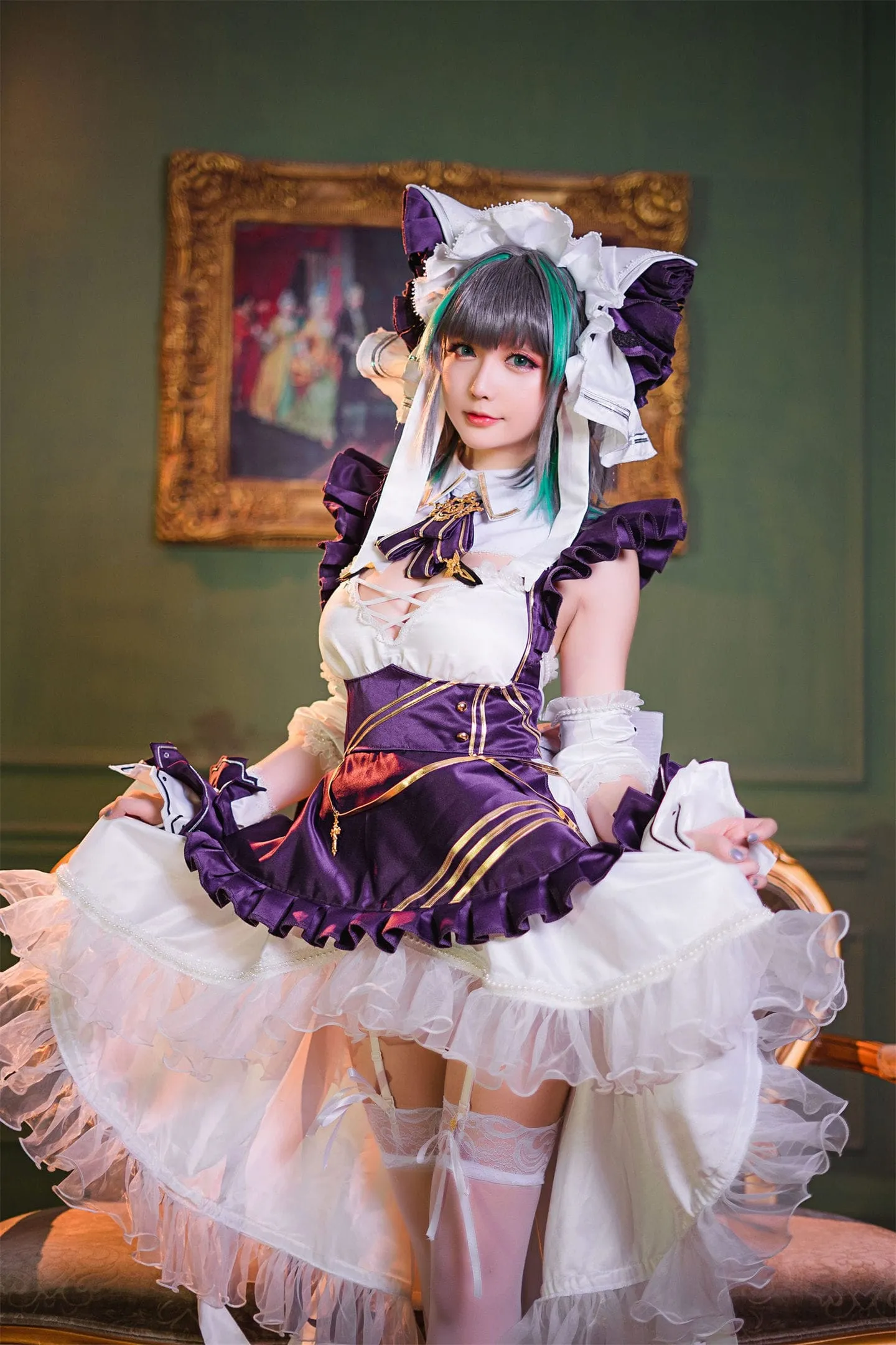 碧蓝航线 柴郡2cosplay-绝对领域