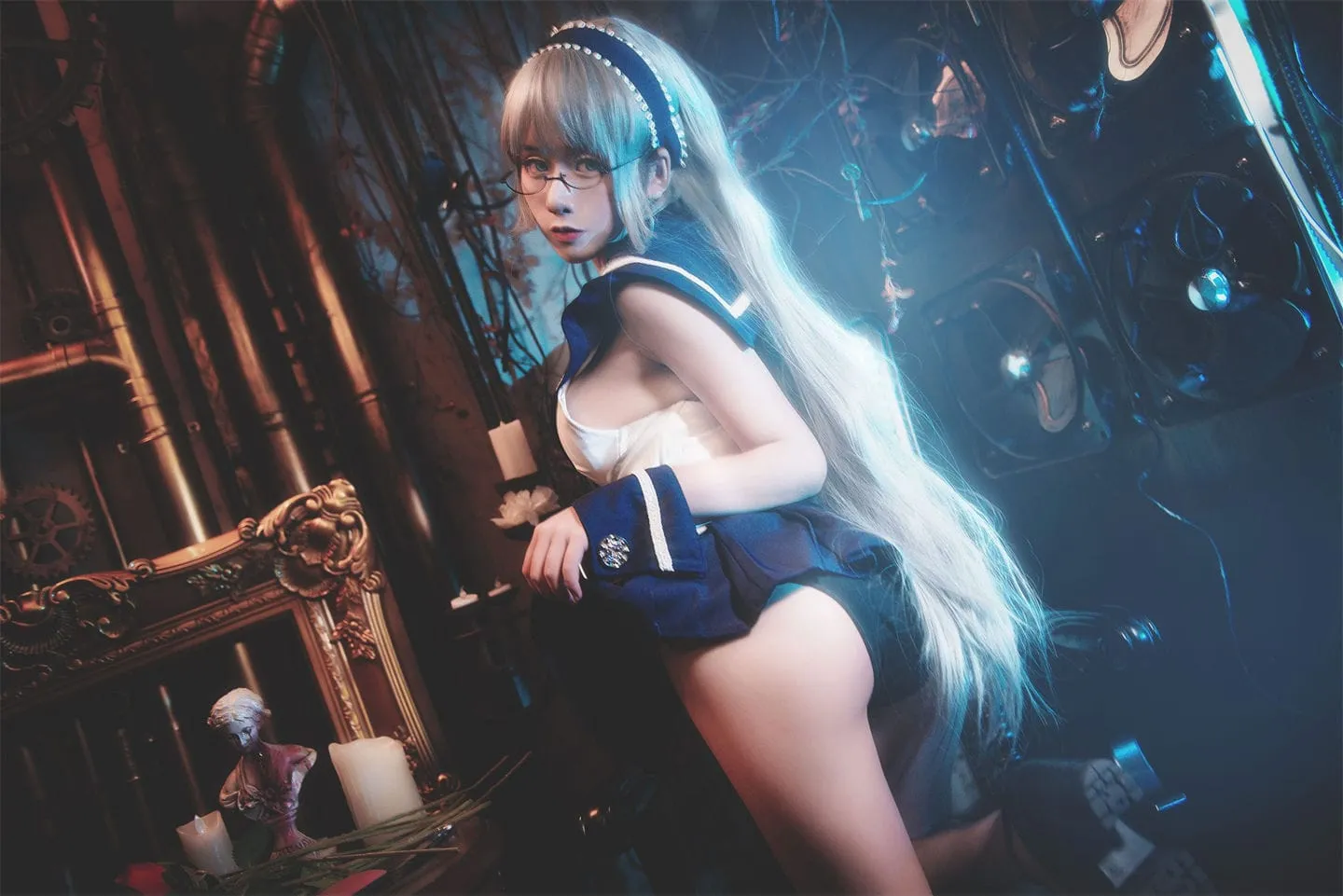 赛博朋克JKcosplay-绝对领域
