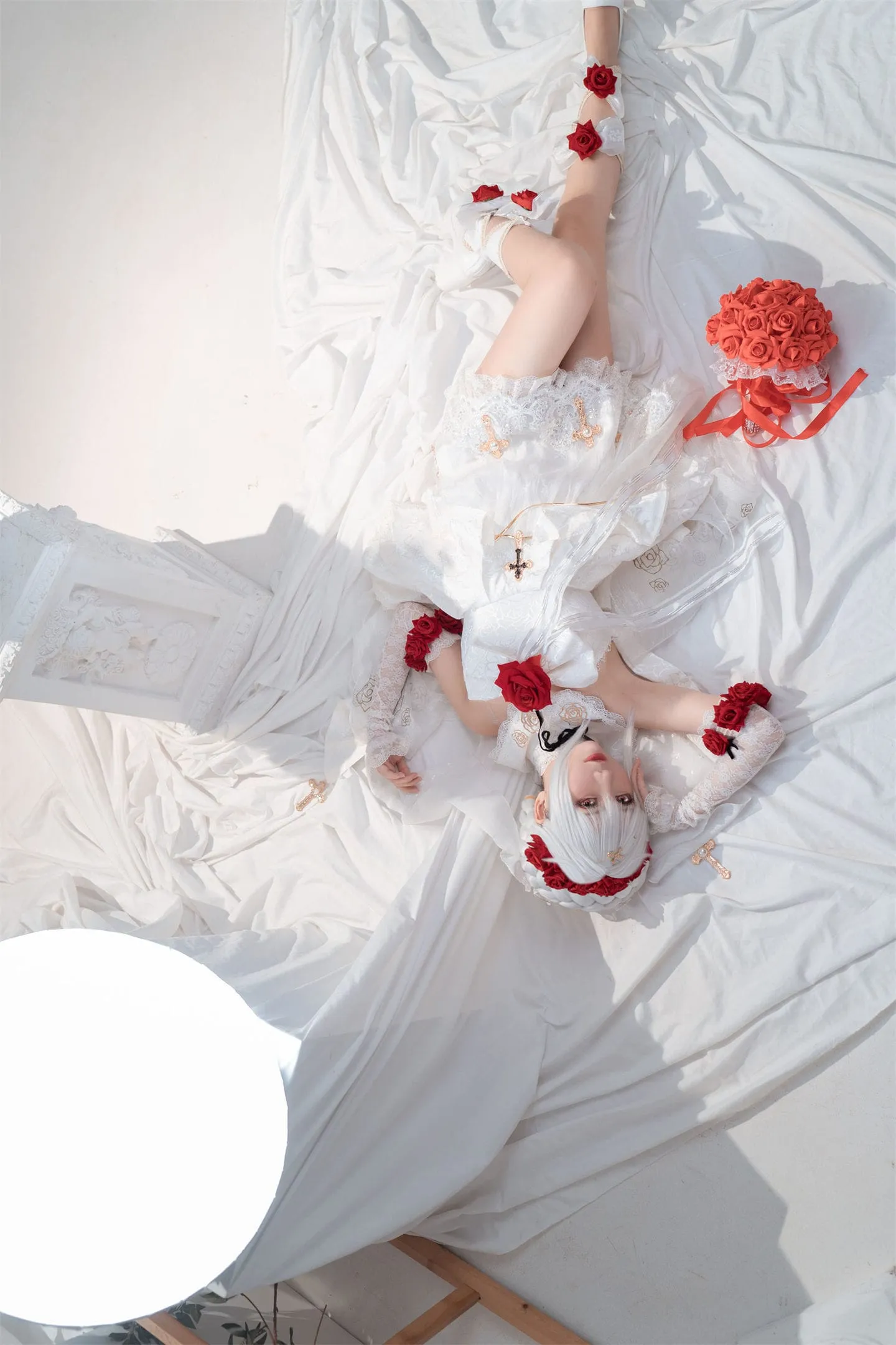 崩坏三 德丽莎婚纱cosplay-绝对领域