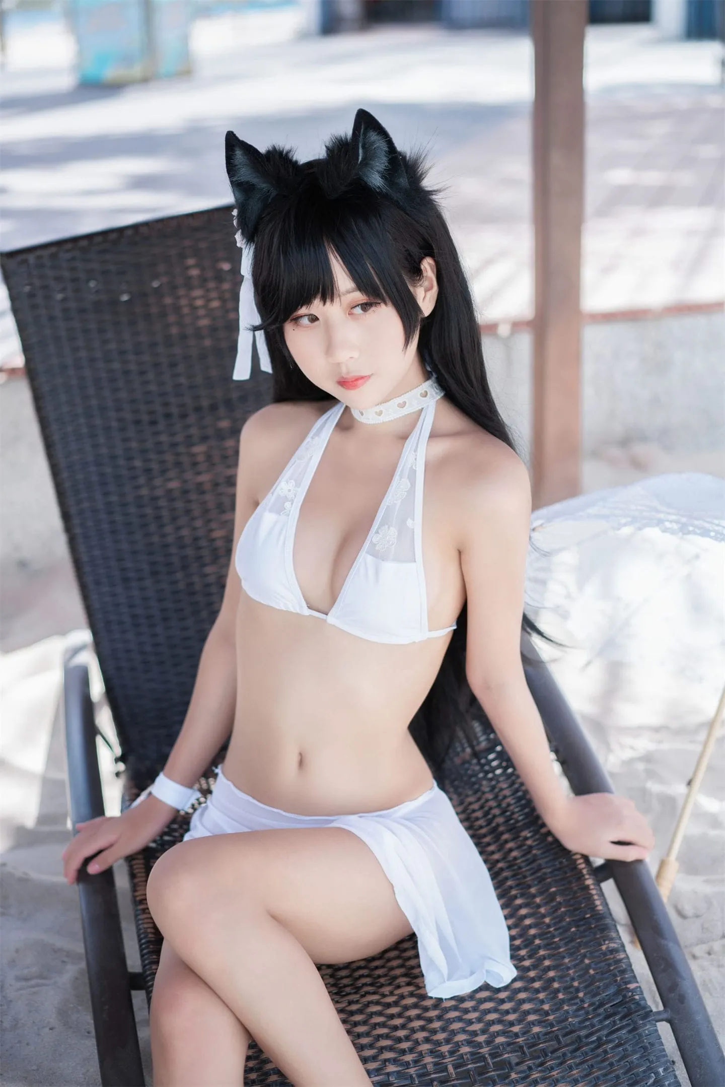 碧蓝航线 爱宕泳装2cosplay-绝对领域
