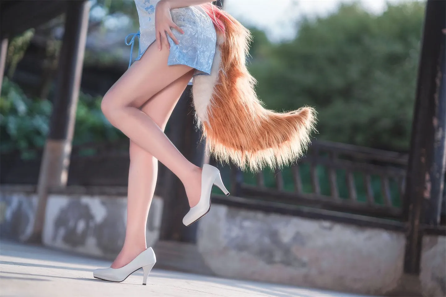 王者荣耀 阿狸旗袍cosplay-绝对领域