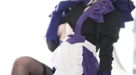FGO 阿尔托莉雅黑枪呆cosplay-绝对领域