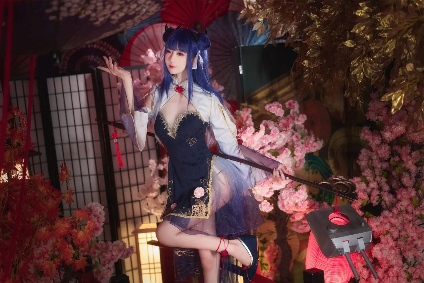 碧蓝航线 伊吹cosplay-绝对领域
