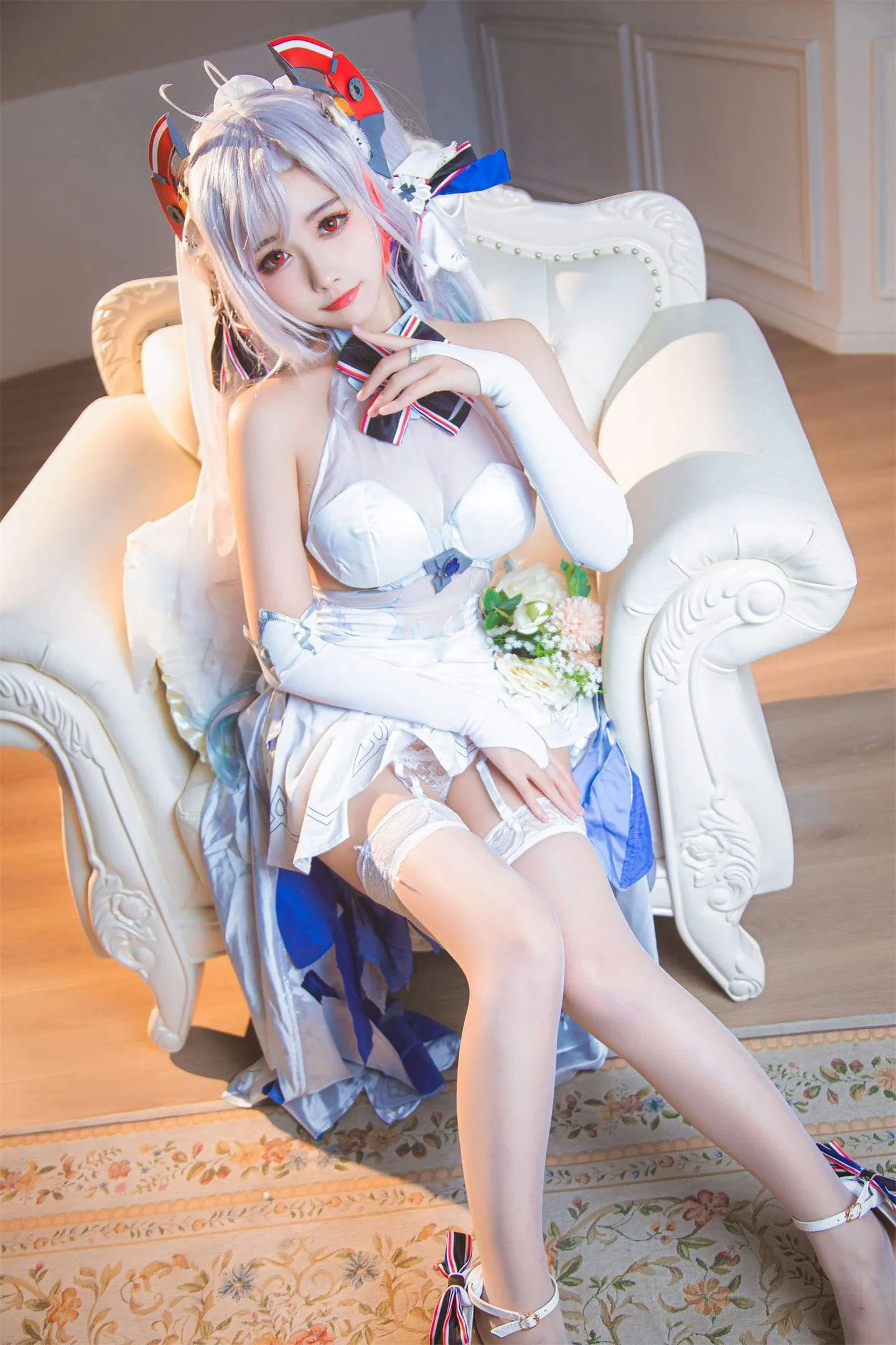 碧蓝航线 欧根亲王cosplay-绝对领域