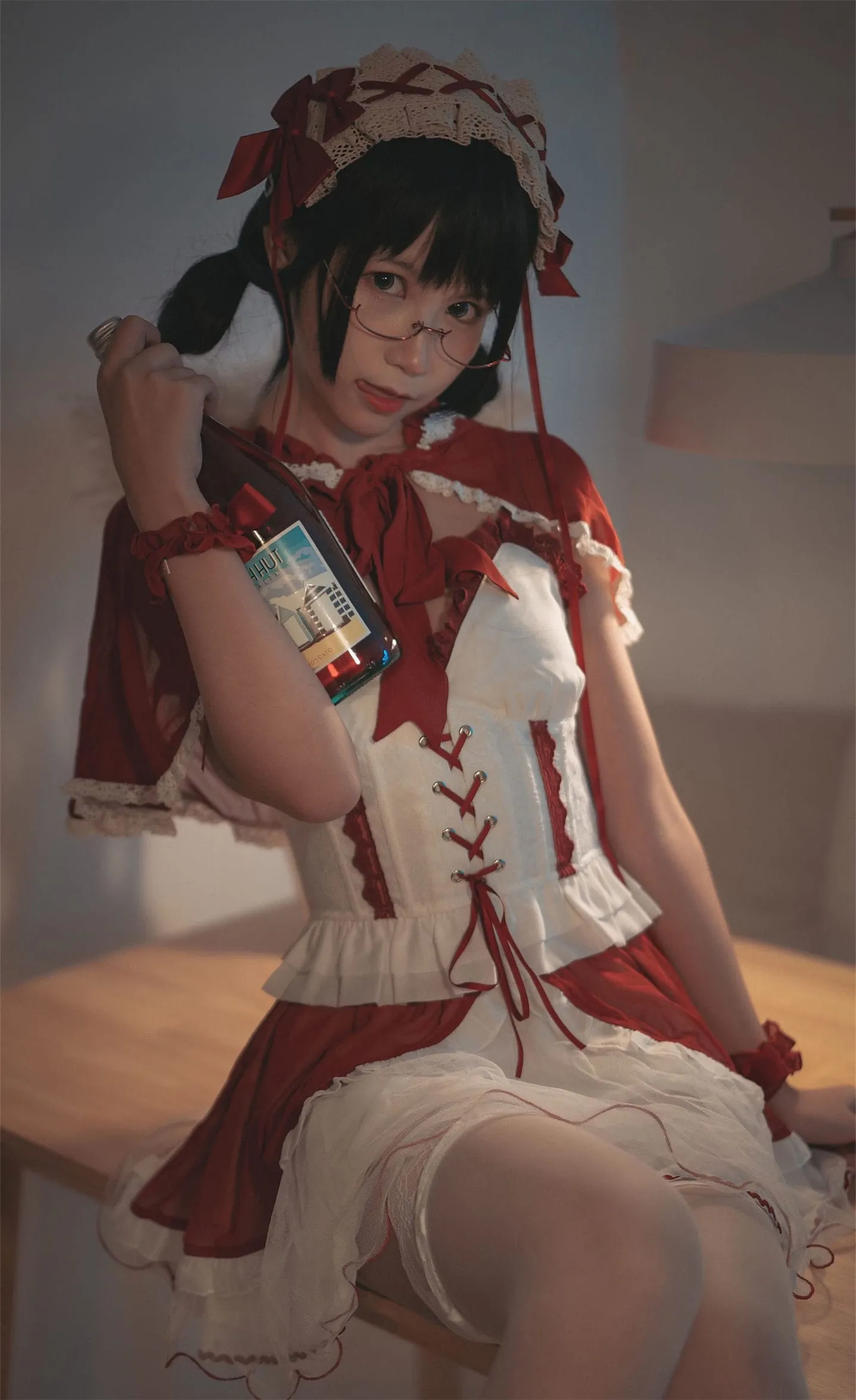 格林童话 小红帽cosplay-绝对领域