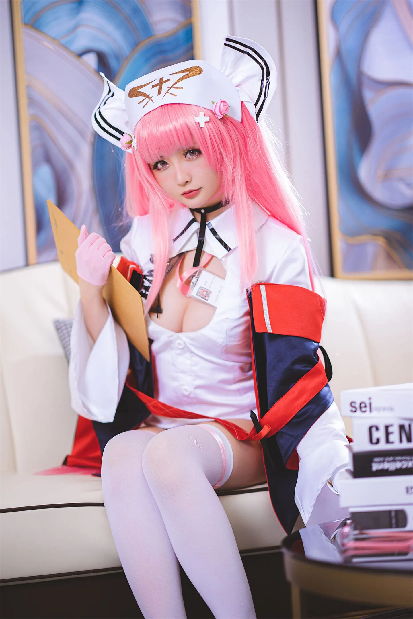 碧蓝航线 英仙座护士2cosplay-绝对领域