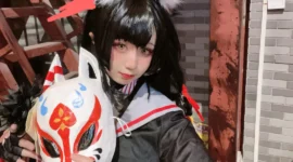 《蔚蓝档案》狐坂若藻cosplay-绝对领域