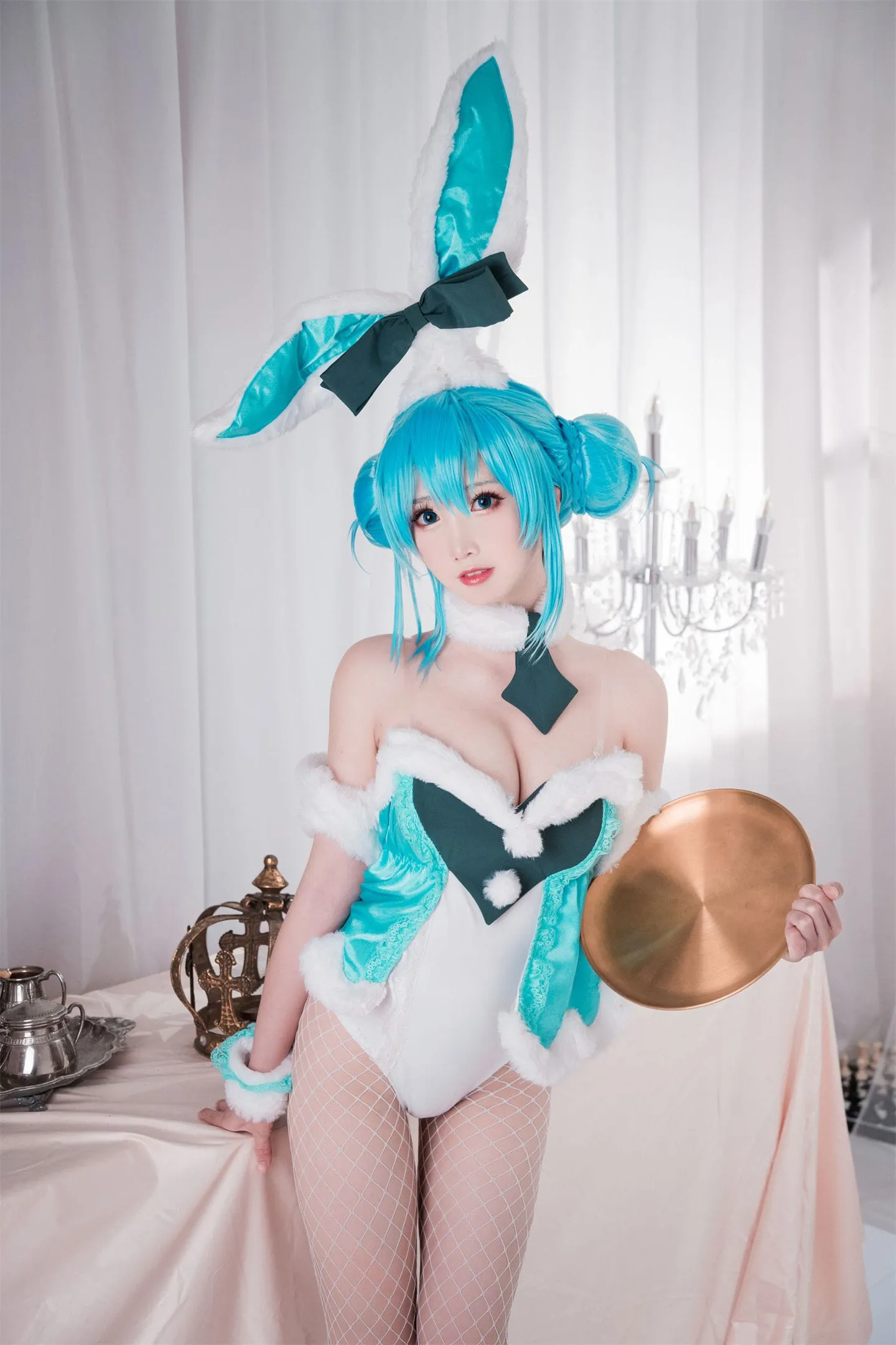 初音未来兔女郎cosplay-绝对领域
