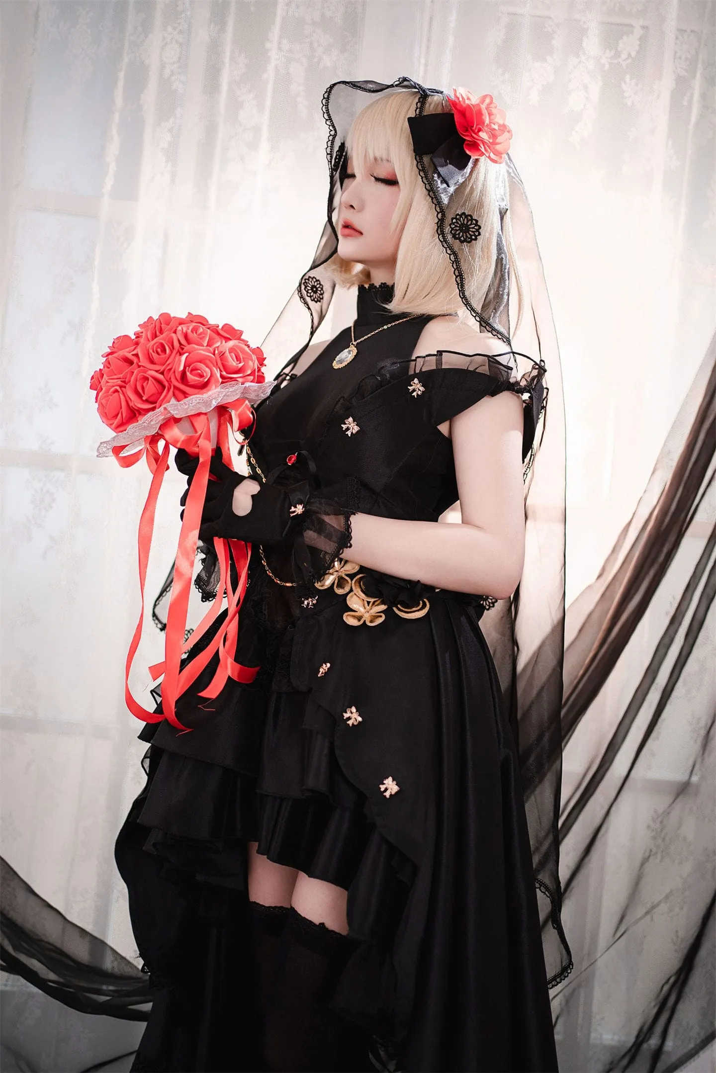 碧蓝航线 Z23婚纱cosplay-绝对领域