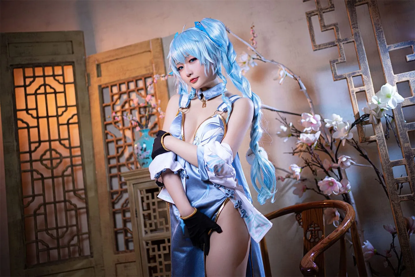 少女前线 PA15翠雀媚cosplay-绝对领域