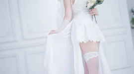 碧蓝航线 光辉婚纱cosplay-绝对领域