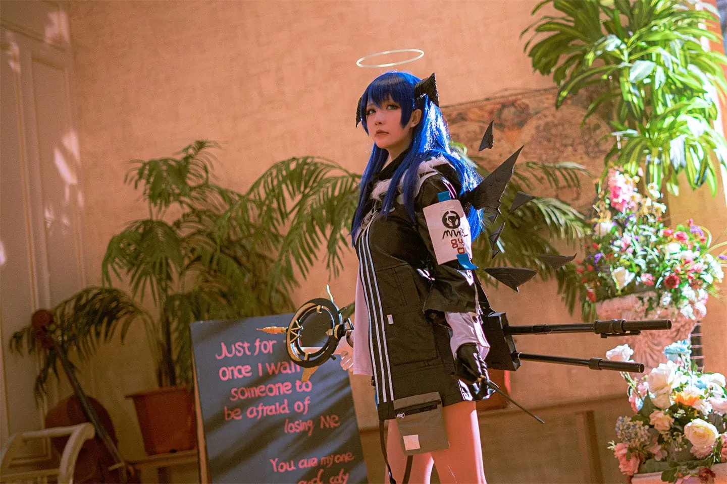 明日方舟 莫斯提马cosplay-绝对领域