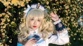 《原神》芭芭拉cosplay-绝对领域
