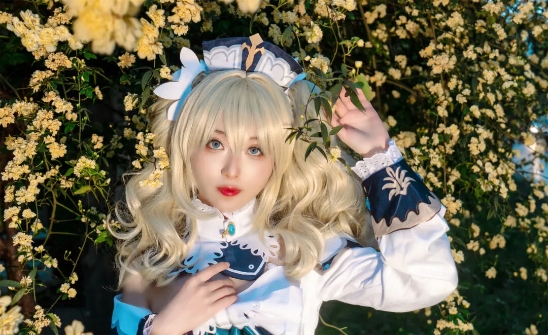 《原神》芭芭拉cosplay-绝对领域