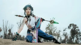 《原神》魈cosplay-绝对领域