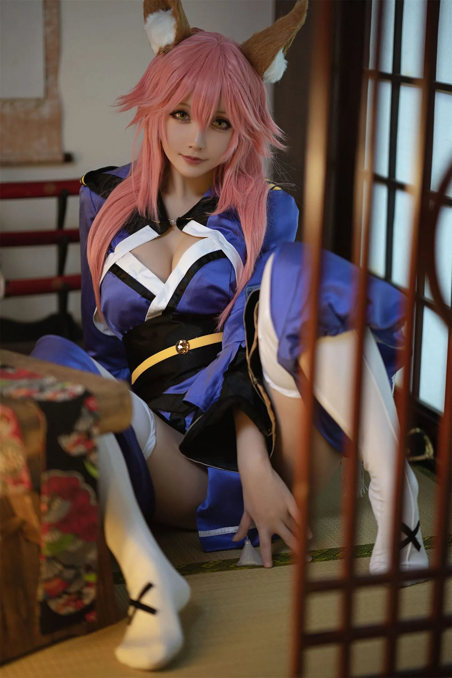 FGO 玉藻前白丝cosplay-绝对领域