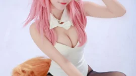 FGO 玉藻前兔女郎cosplay-绝对领域