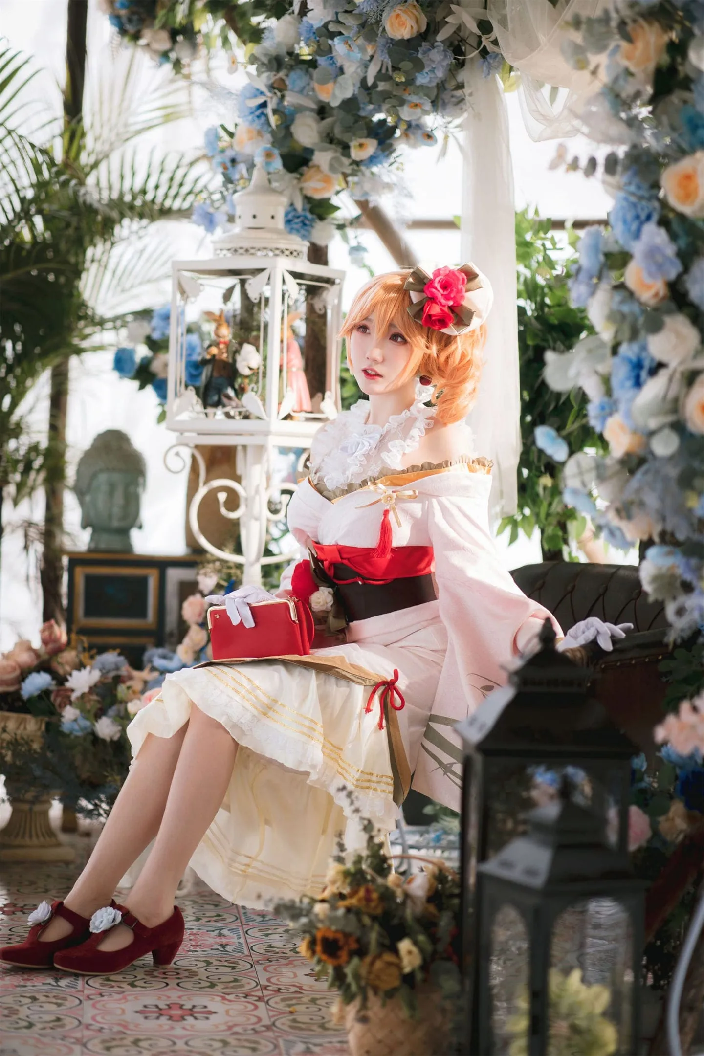 碧蓝航线 黎塞留和服cosplay-绝对领域