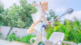 明日方舟 空cosplay-绝对领域
