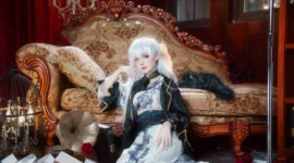 《碧蓝航线》贝尔法斯特 倾城之华扇cosplay-绝对领域
