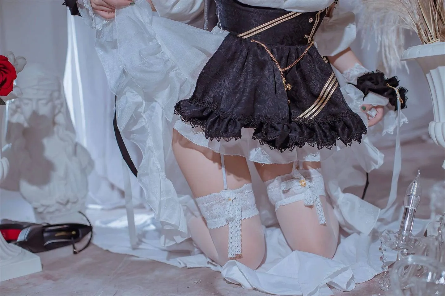 碧蓝航线 柴郡女仆cosplay-1