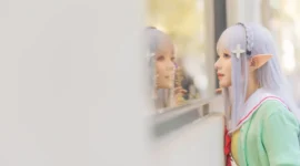 《re:从零开始的异世界生活》艾米莉亚cosplay-绝对领域
