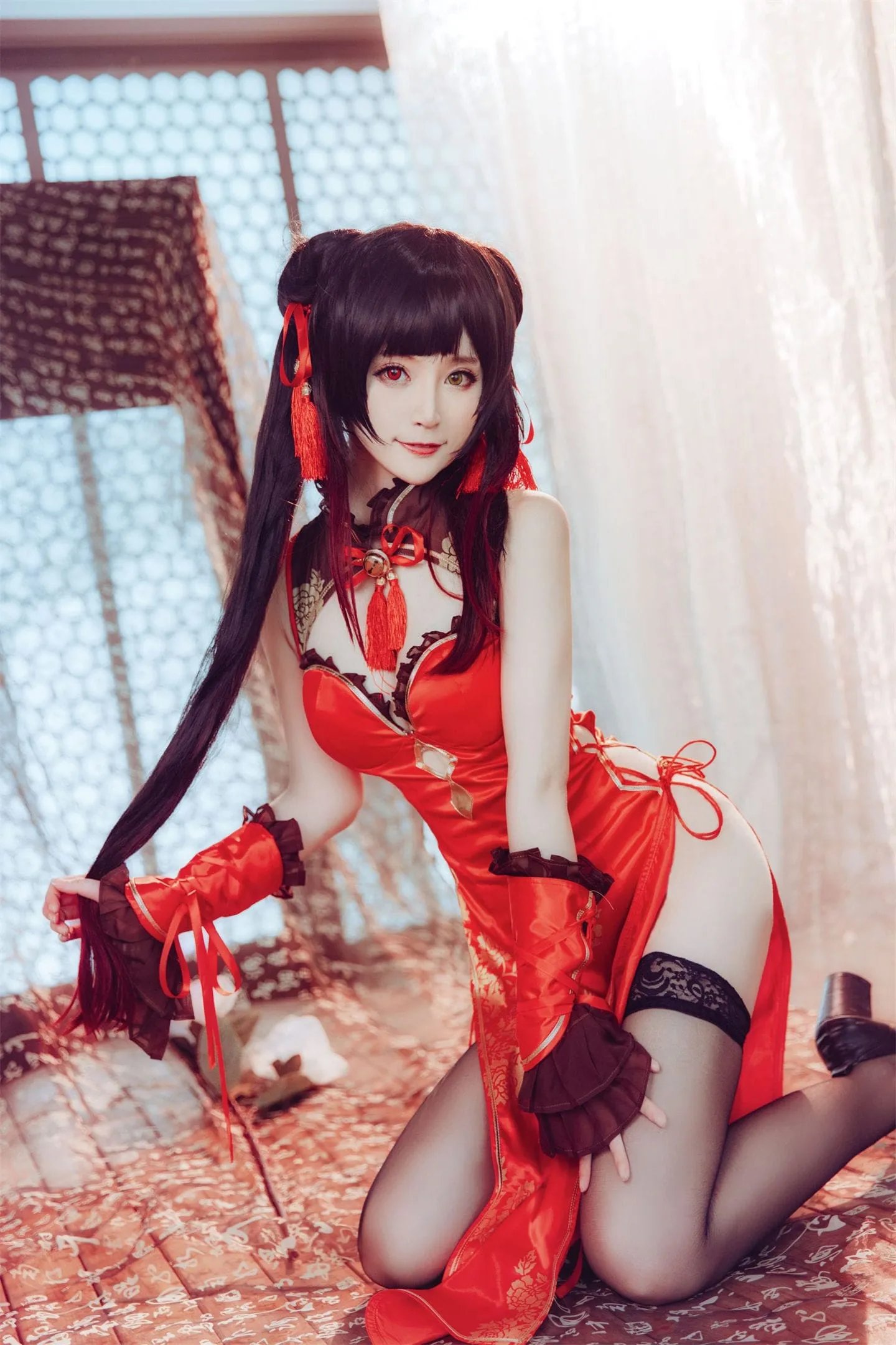 约会大作战 时崎狂三3cosplay-绝对领域