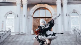 《东方Project》十六夜咲夜cosplay-绝对领域